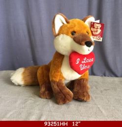41 Wholesale Plush Toy Fox With Love You Heart