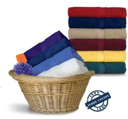 24 Wholesale Royal Comfort Luxury Bath Towels 30 X 52 Purple
