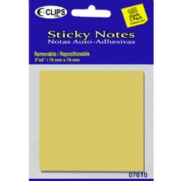 48 Wholesale Sticky Notes, 50 Sheets Each