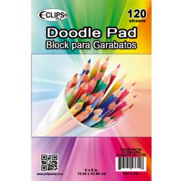 36 Units of 6" X 9" Doodle Pad - 120 Sheets - Sketch, Tracing, Drawing & Doodle Pads