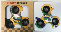 48 Wholesale Wholesale Soccer Ball Turbo Graphic Fidget Spinners