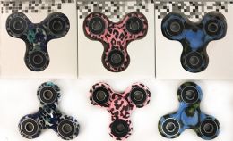 24 Wholesale Wholesale Camo Animal Print Assorted Fidget Spinners