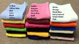 24 of Luxury Light Weight Hand Towels In 16 X 25 Red