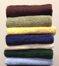 48 Wholesale Majestic Salon Hair Towels 16 X 28 In Light Blue