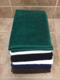 24 Wholesale Millennium Hand Towels 16 X 30 Hunter Green