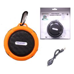 12 Pieces Waterproof Bluetooth Shower Speaker In Orange - Speakers and Microphones