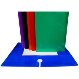 48 Pieces 4 Pocket Laminated Folders - Assorted Colors - Folders and Report Covers