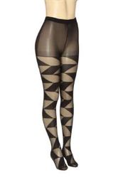 48 Pairs One Size Women's Geometric Rectangle Design Tights - Womens Pantyhose