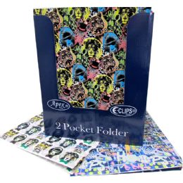 48 Pieces 2 Pockets Folders - Urban Designs - Folders and Report Covers