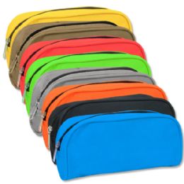 96 Wholesale Roll Pencil Case - 8 Colors