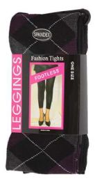 36 Pairs One Size Women's Heavy Footless Tights - Womens Tights