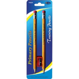 48 Wholesale Primary Training Pencil, 2pk