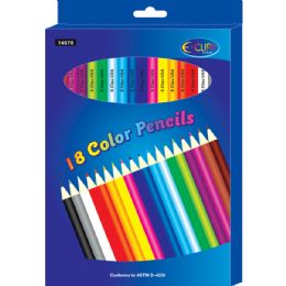 48 Packs Coloring Pencils, 18 Count - Boxed - Pencils