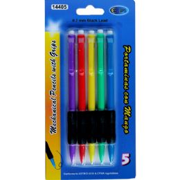48 Pieces Mechanical Pencils W/ Grips, 5 Pk. - Mechanical Pencils & Lead