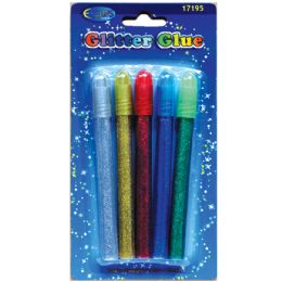 48 Wholesale 5 Count Glitter Glue