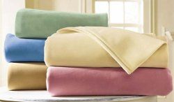 4 Pieces Platinum Fleece Luxury Blankets Twin 66 X 90 Jade - Fleece & Sherpa Blankets