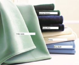 8 Bulk Vellux By Westpoint Home Blankets Full 80 X 90 Pale Jade