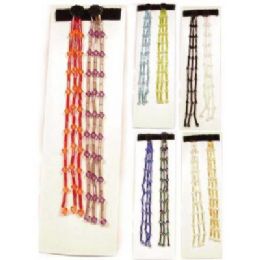 72 Wholesale Assorted Colored Beaded Strands