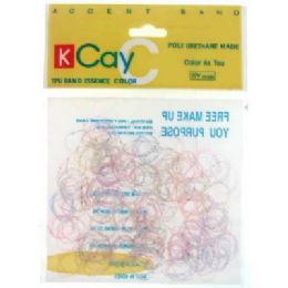 72 Units of Assorted Color Mini Rubber Bands - Rubber Bands
