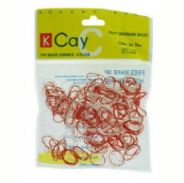 72 Pieces Red And White Mini Rubber Bands - Rubber Bands