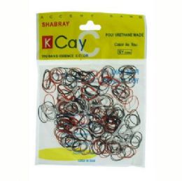 72 Units of Red, Black, And White Mini Rubber Bands - Rubber Bands