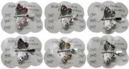 120 Wholesale SilveR-Tone Alligator Clip With SilveR-Tone Butterfly;