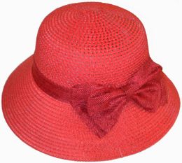 30 Wholesale Ladies' Bucket Hat W. Bow