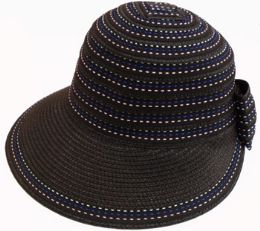 30 Pieces Ladies' Cap W. Bow - Sun Hats