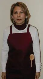 24 Pieces Apron 34 X 30 1 Pocket In Maroon - Kitchen Aprons