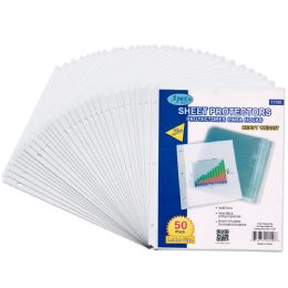 48 Pieces Heavy Duty Sheet Protectors, 50 Ct. - Folders and Report Covers