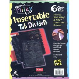48 Pieces Milky Gear Tear Dividers - Tab Dividers