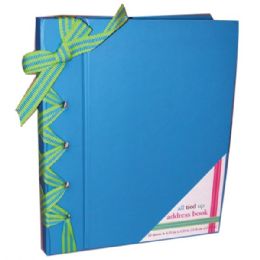 48 Wholesale Address Book, Blue 6.25"x 5.25"