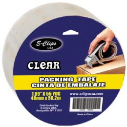 48 Wholesale Packing Tape 1.89"x 55yds - Clear