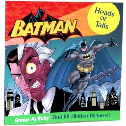 48 Bulk Batman "heads Or Tails" Book Plus Bonus Activity