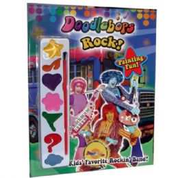 36 Wholesale "doodlebops" - Coloring Book With Paint Set