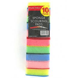 72 Pieces Scouring Pads With Sponge - Scouring Pads & Sponges