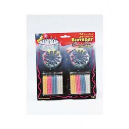 54 Pieces Deluxe Birthday Candle Set - Birthday Candles