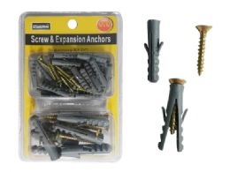 96 Pieces Screws + Expansion Anchors Set - Tool Sets