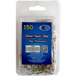 48 Pieces Paper Clips, 1.25", 150 Ct., Silver - Push Pins and Tacks