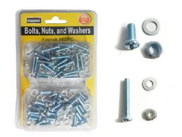96 Units of Nuts, Bolts, & Washers Set - Drills and Bits