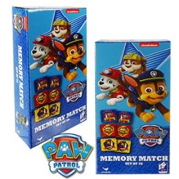 48 Pieces Paw Patrol Memory Match Games - Dominoes & Chess