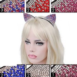 288 Wholesale Multicolored Gemstone Cat Ears Headbands