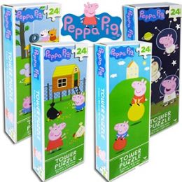 72 Wholesale Peppa Pig Tower Jigsaw Puzzles.