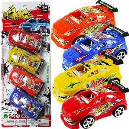 48 Wholesale 4 Piece King Pull Back Car Sets.