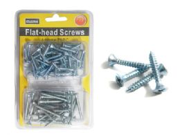 96 Pieces Flat Head Screws - Drills and Bits