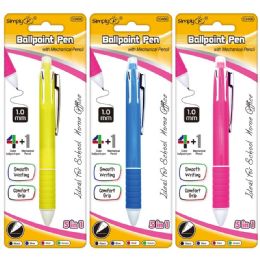108 Pieces 4 Color Ball Pen - Pens