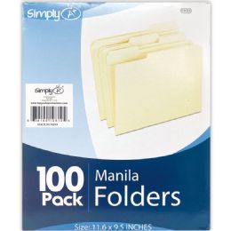 6 Bulk Manilla File Folder