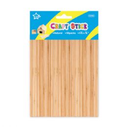 96 Units of Wooden Craft Sticks - Craft Wood Sticks and Dowels