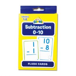 96 Wholesale Flash Cards/subtraction