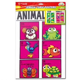 144 Pieces Lesson Topic Posters - Classroom Learning Aids